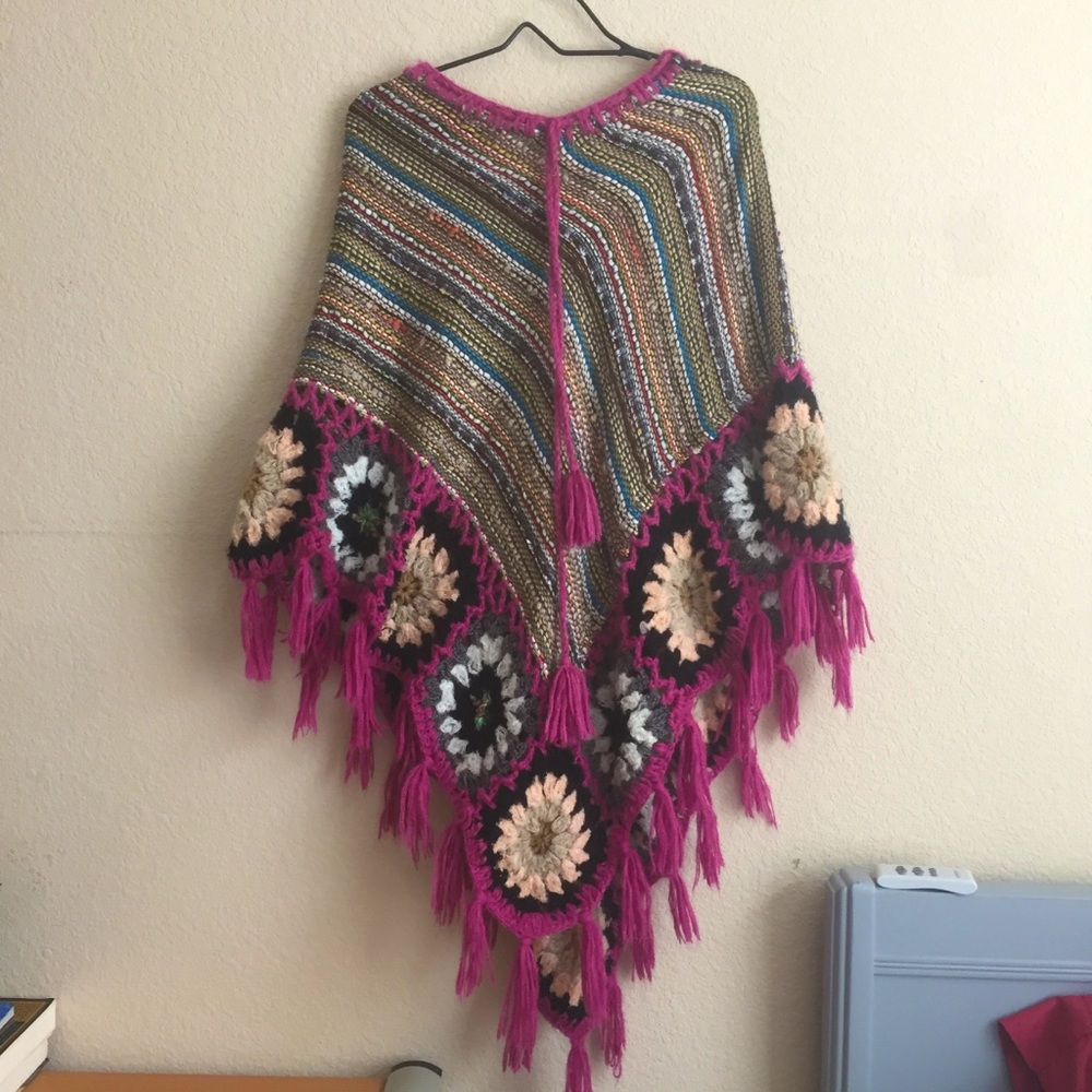 Hand Crochet Poncho